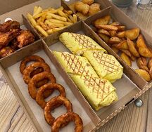 Комбо закусок и шаурма сырная