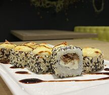 Запеченный с курицей
