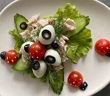 Салат Божья коровка