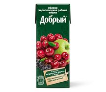 Сок Добрый Яблоко-Рябина-Вишня