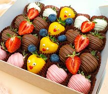 Клубника в бельгийским шоколаде Callebaut №161