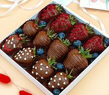 Клубника в шоколаде Callebaut №145