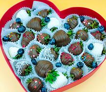 Клубника в шоколаде Callebaut №146