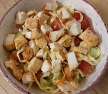 Салат с курицей 