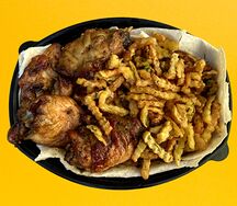 Курочка Бел с картошкой фри