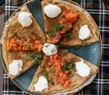 Блинчики с сёмгой и творожным сыром