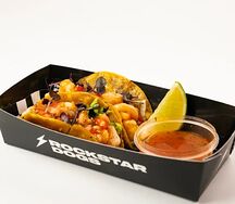 Тако с креветками и острым соусом Луизиана