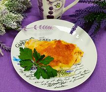 Филе куриное, запеченное с ветчиной