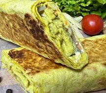 Шаурма Сырная М с говядиной
