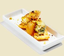 Горгонзола и груша с мёдом