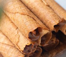 Трубочка без глютена с кокосовой сгущенкой