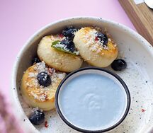 Сырники с кокосовой сгущенкой