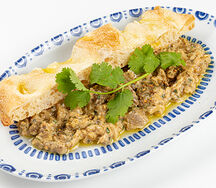 Печеные баклажаны с тахиной