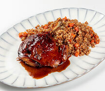 Утиная ножка с гречневой кашей