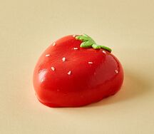 Пирожное Сердце Клубника-базилик