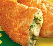 Чебурек постный с картошкой и зеленью Новинка
