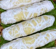Картофельные люля с сыром на углях