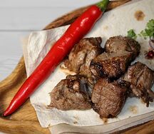 Шашлык из бараньей мякоти