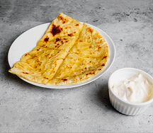 Чуду тонкое с творогом и зеленью