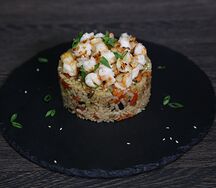 Рис с креветкой