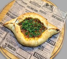 Хачапури по-аджарски с мясом