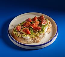 Брускетта Сезонная с хурмой 