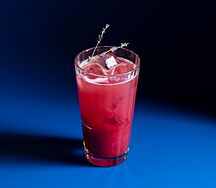 Лимонад лаванда, малина