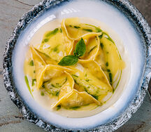 Равиоли с крабом