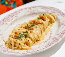 Лингвини с морским ежом