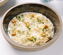 Каша овсяная с горгонзолой