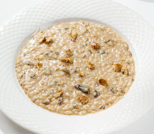 Ризотто с горгонзолой и черносливом