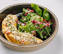 Омлет с крабом