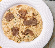 Ризотто с белыми грибами и трюфелем