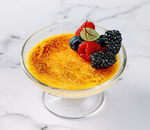 Крем-брюле с ягодами