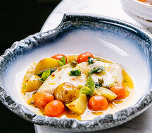 Филе сибаса в сумасшедшей воде