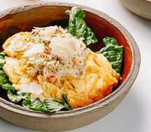 Скрэмбл с крабом