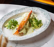 Котлеты из краба и лангустина