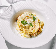 Карбонара с морепродуктами