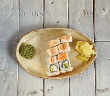Снежный краб с креветкой