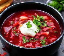 Борщ с говядиной 