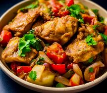 Оджахури с курицей