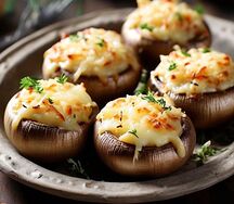 Шампиньоны запеченные с сыром 