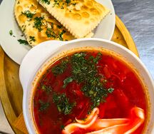 Борщ красный
