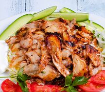 Курица с рисом и овощами