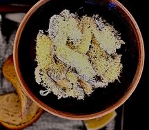Мидии с Пармезаном и эстрагоном