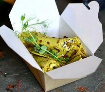 Тибетский ролл с овощами и сыром