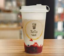 Клубничный кофе бабл