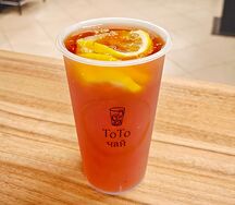 Черный медовый чай с лимоном