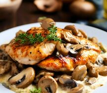 Жаркое из курочки с молодым картофелем 