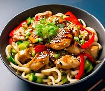 Вок удон с курочкой